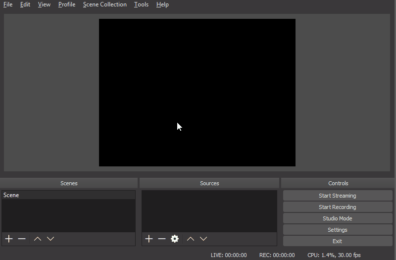 Find Screen Resolution in OBS