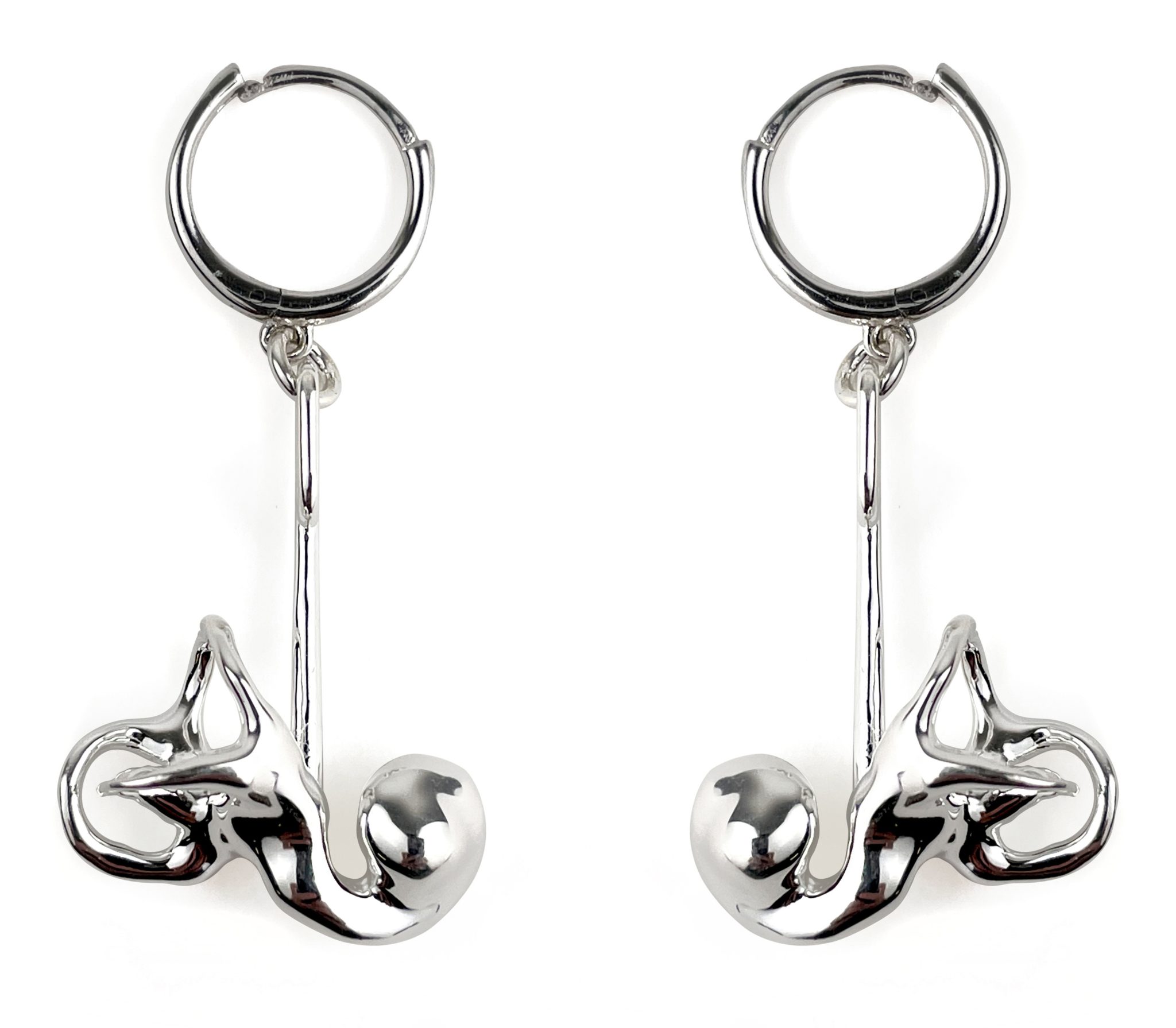 Inner Ear Necklaces, Lapel Pins, and Earrings Vestibular First