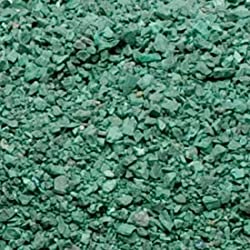 green crushed stones