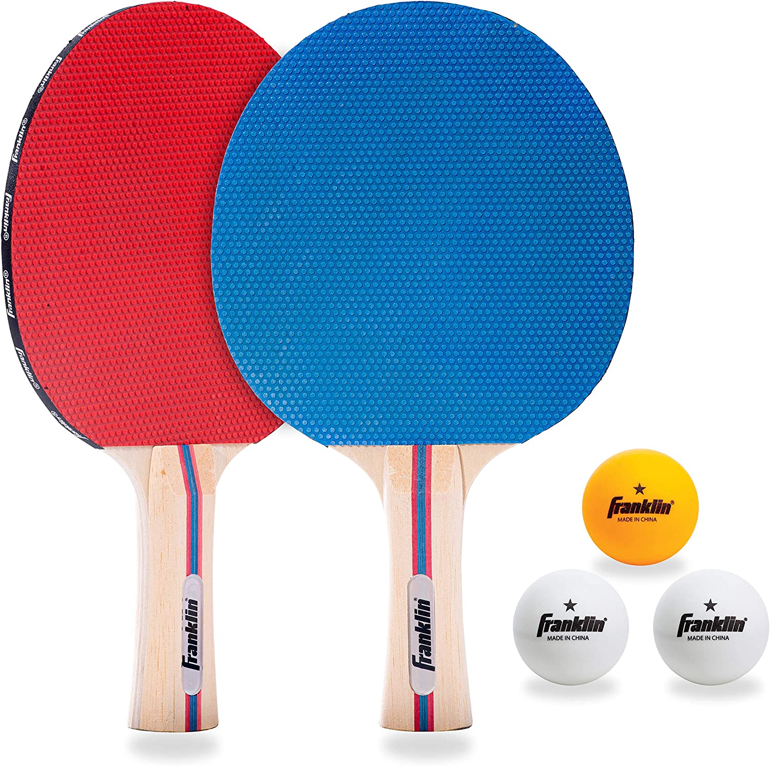 ping pong ball and paddles