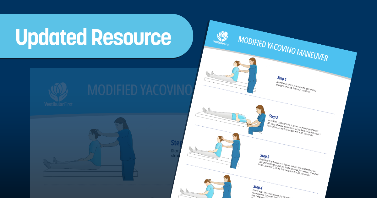 Modified Yacovino Maneuver Clinician Handout