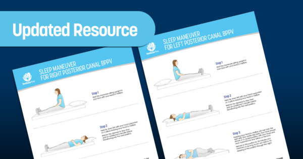 Vertigo Exercise .pdf Sleep Maneuver Handout for Patients | Vestibular First